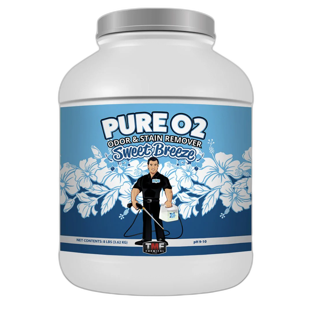 Pure O2 Sweet Breeze odor and stain remover tub