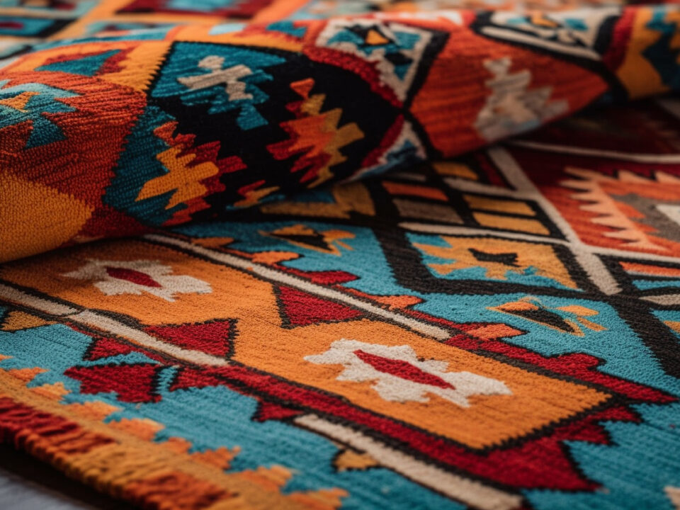 a homemade rug